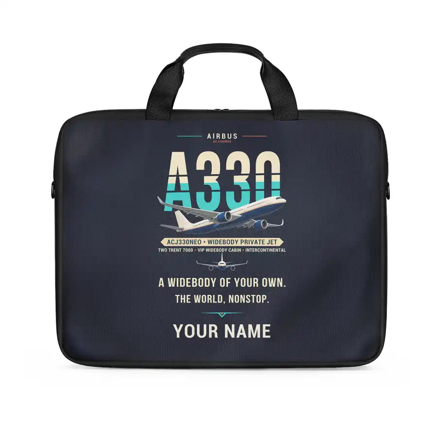 Airbus ACJ330neo - Original + Name - Laptop Bag