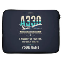 Thumbnail for Airbus ACJ330neo - Original + Name - Laptop Sleeve