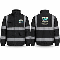 Thumbnail for Airbus ACJ330neo Reflective Winter Jackets - Original - Black