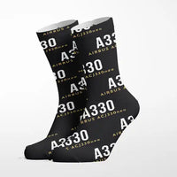Thumbnail for Airbus ACJ330neo - Socks - Black