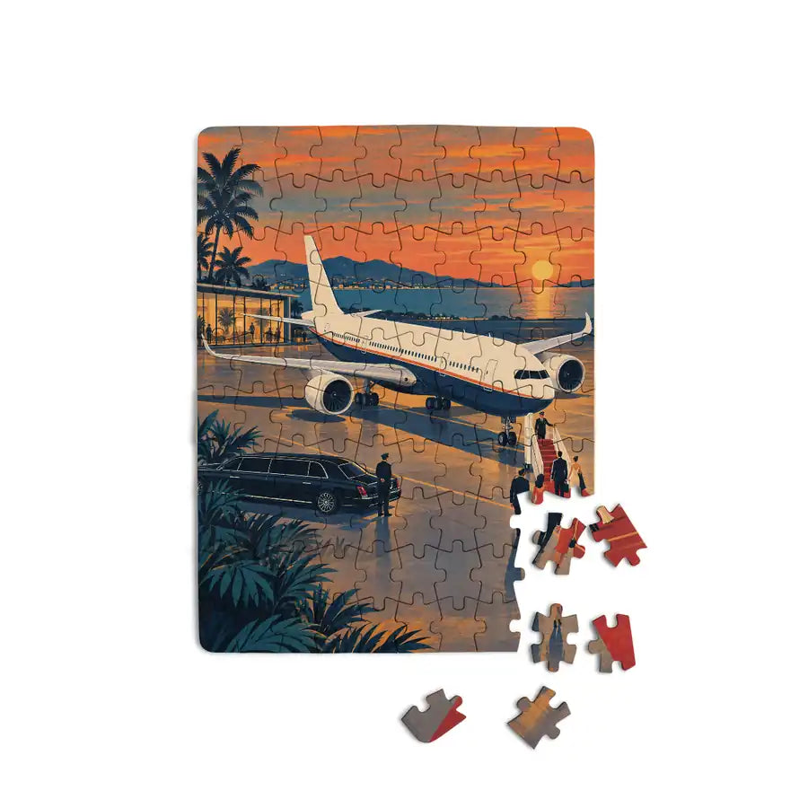 Airbus ACJ330neo - Vertical - Canvas Puzzle