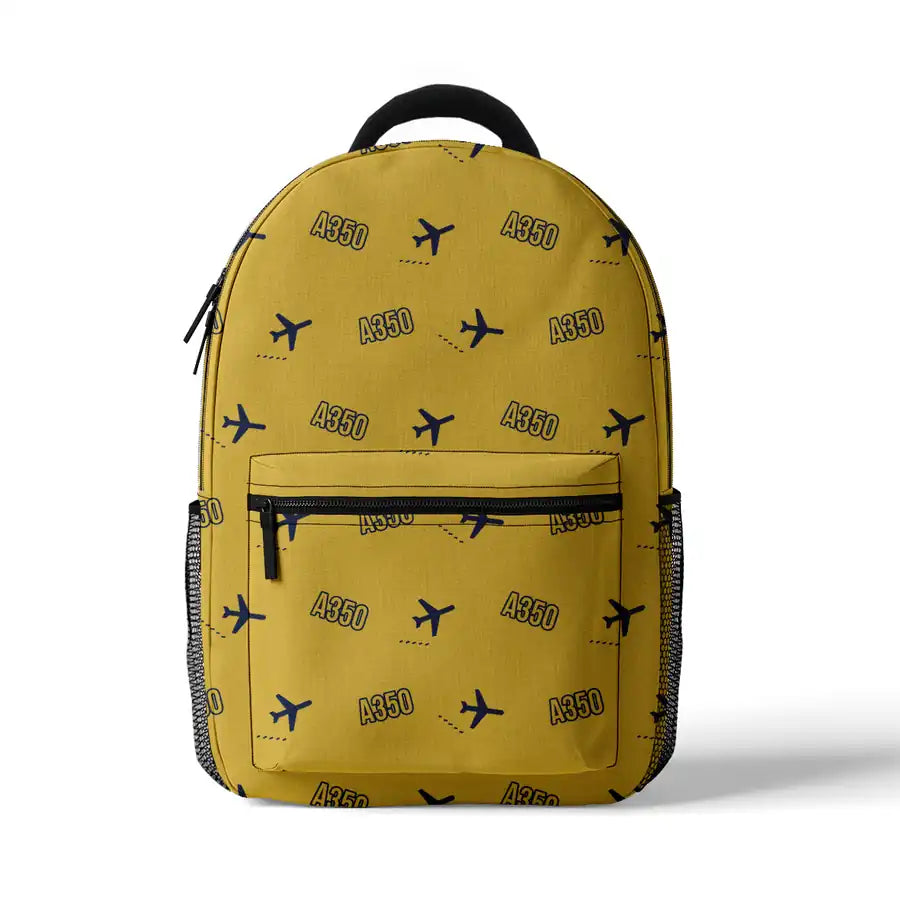 Airbus ACJ350 - 3D Backpack - 3D Pattern - Yellow