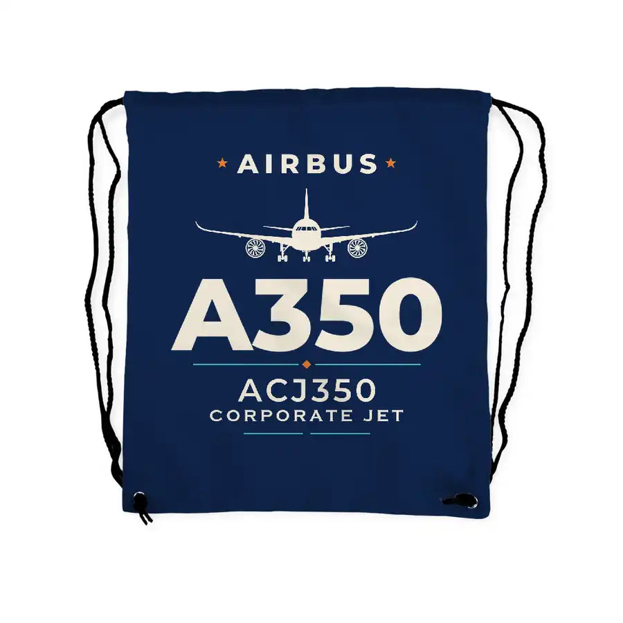 Airbus ACJ350 - Drawstring Bag - Heritage - Dark Blue