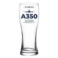 Thumbnail for Airbus ACJ350 - Heritage - Pilsner Beer Glass