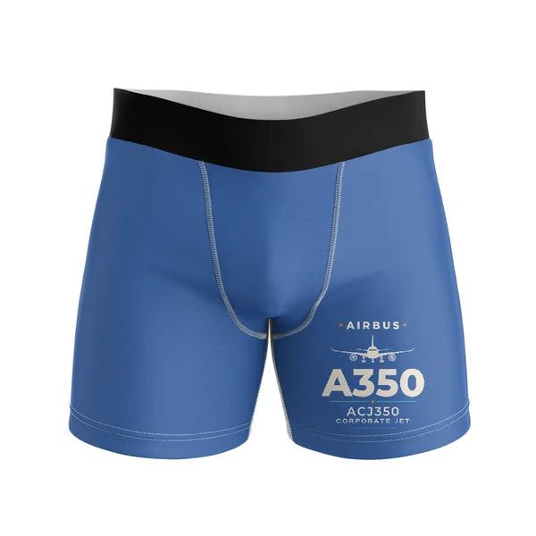 Airbus ACJ350 - Men Boxers - Heritage - Blue
