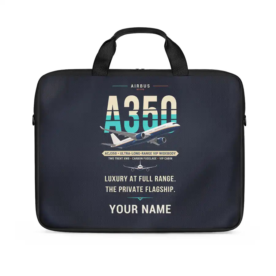 Airbus ACJ350 - Original + Name - Laptop Bag