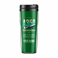 Thumbnail for Airbus ACJ350 - Original + Name - Plastic (No Holder) - Green