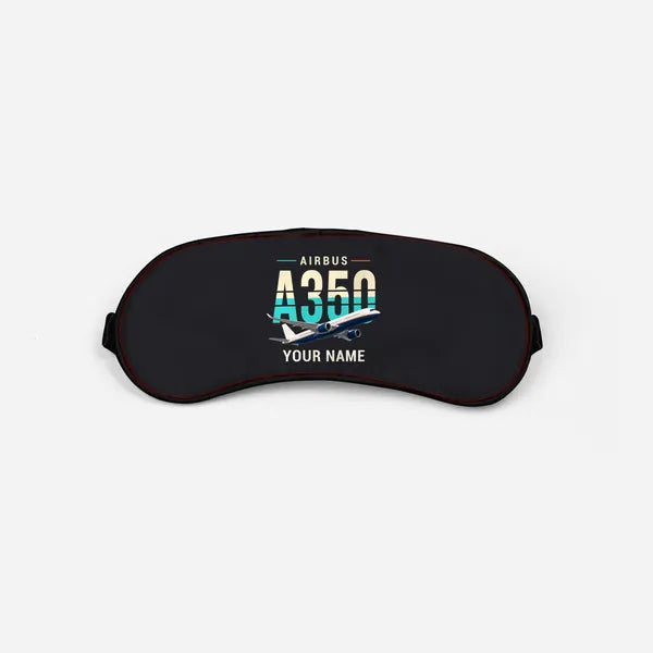 Airbus ACJ350 - Original + Name - Sleep Mask - Black