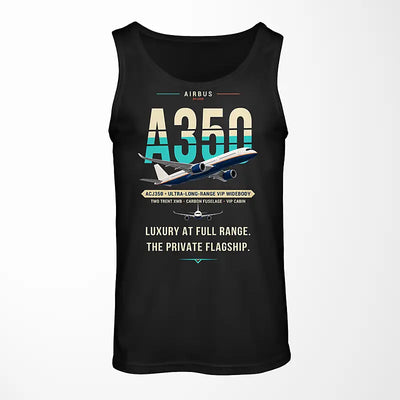 Airbus ACJ350 - Original - Tank Top - Black