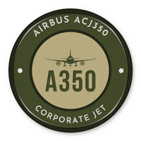 Thumbnail for Airbus ACJ350 Patches - Circle - Olive Khaki