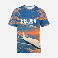 Thumbnail for Airbus BelugaXL - A330-743L 3D All-Over Print Clothing - T-Shirt - 3D + Name
