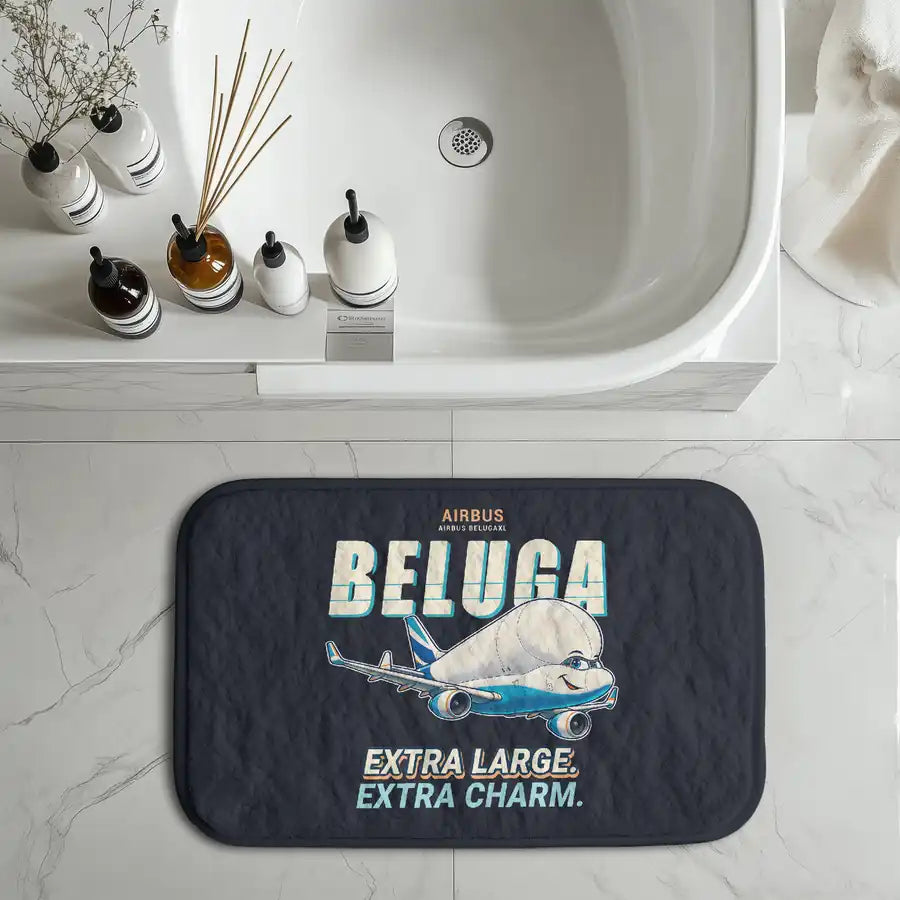 Airbus BelugaXL - A330-743L - Cartoon - Bath Mat