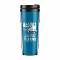 Thumbnail for Airbus BelugaXL - A330-743L - Cartoon + Name - Plastic (No Holder) - Light Blue
