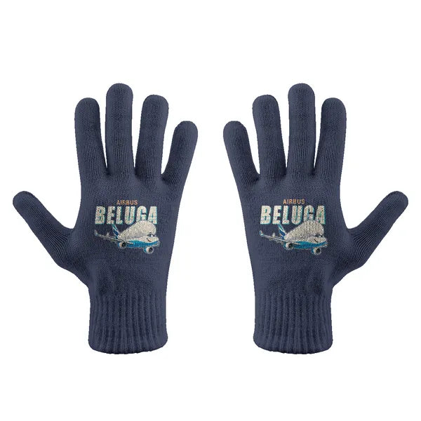 Airbus BelugaXL - A330-743L - Gloves - Full - Cartoon - Navy Blue