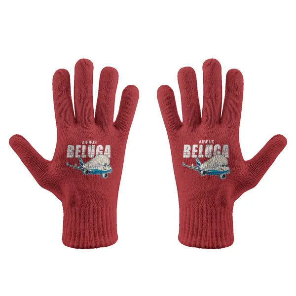 Airbus BelugaXL - A330-743L - Gloves - Full - Cartoon - Red