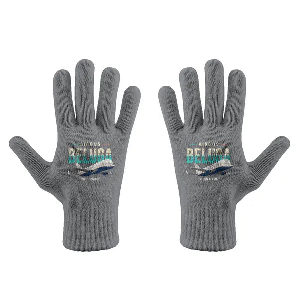 Airbus BelugaXL - A330-743L - Gloves - Full - Original + Name - Gray