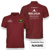 Thumbnail for Airbus BelugaXL - A330-743L - Heritage - Double-Side Polo - Red + Name