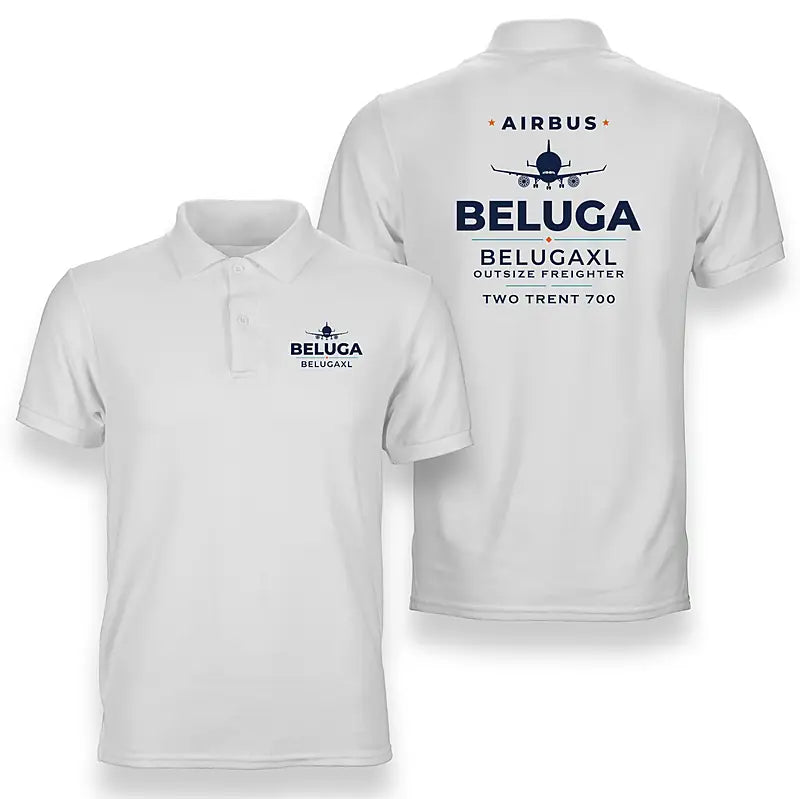 Airbus BelugaXL - A330-743L - Heritage - Double-Side Polo - White