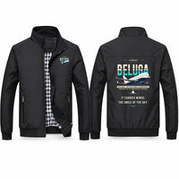 Thumbnail for Airbus BelugaXL - A330-743L Stylish Jackets - Stand Collar - Original - Black