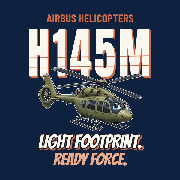 Airbus Helicopters H145M - Cartoon - Card