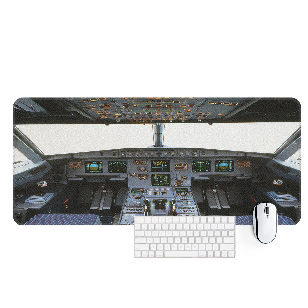 Airbus A320 Cockpit (Wide) Designed Desk Mats