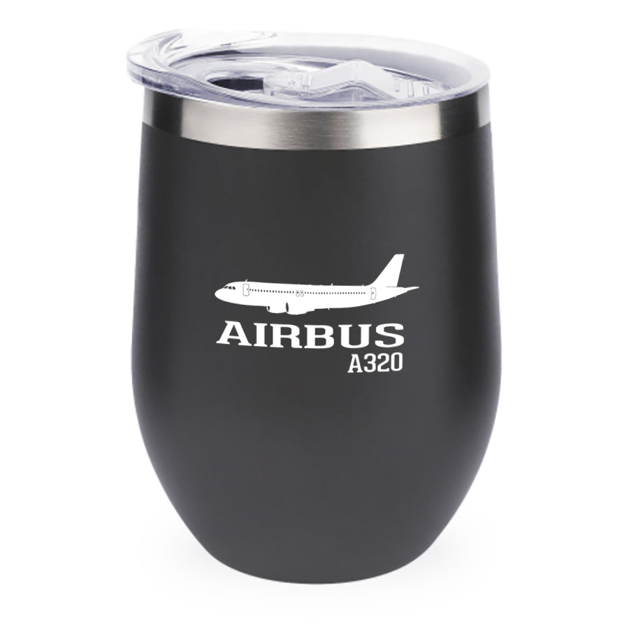 Airbus A320 Printed Designed 12oz Egg Cups