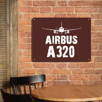 Thumbnail for Airbus A320 & Plane Printed Metal Sign
