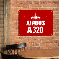 Thumbnail for Airbus A320 & Plane Printed Metal Sign