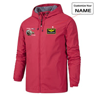 Thumbnail for Airbus A320 & V2500 Engine Designed Rain Jackets & Windbreakers