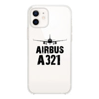 Thumbnail for Airbus A321 & Plane Designed Transparent Silicone iPhone Cases