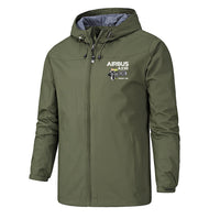 Thumbnail for Airbus A330 & Trent 700 Engine Designed Rain Jackets & Windbreakers