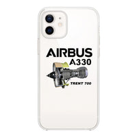 Thumbnail for Airbus A330 & Trent 700 Engine Designed Transparent Silicone iPhone Cases