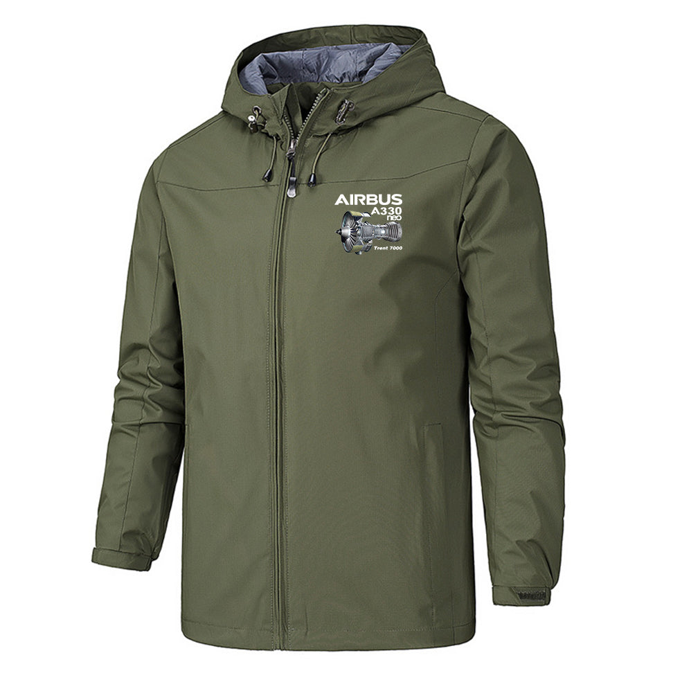 Airbus A330neo & Trent 7000 Designed Rain Jackets & Windbreakers