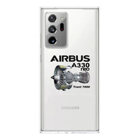 Thumbnail for Airbus A330neo & Trent 7000 Transparent Silicone Samsung A Cases