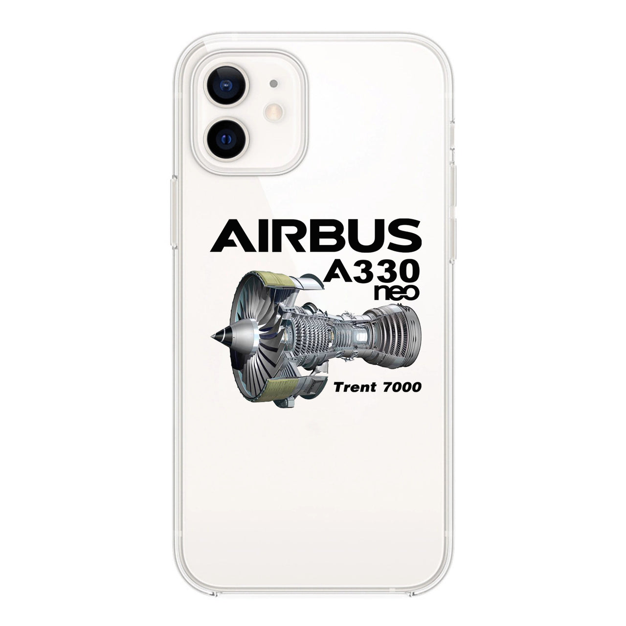 Airbus A330neo & Trent 7000 Designed Transparent Silicone iPhone Cases