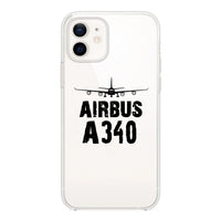 Thumbnail for Airbus A340 & Plane Designed Transparent Silicone iPhone Cases
