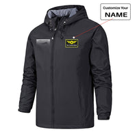 Thumbnail for Airbus A350XWB & Dots Designed Rain Jackets & Windbreakers