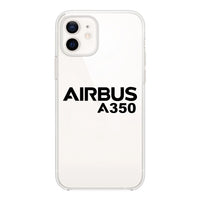 Thumbnail for Airbus A350 & Text Designed Transparent Silicone iPhone Cases