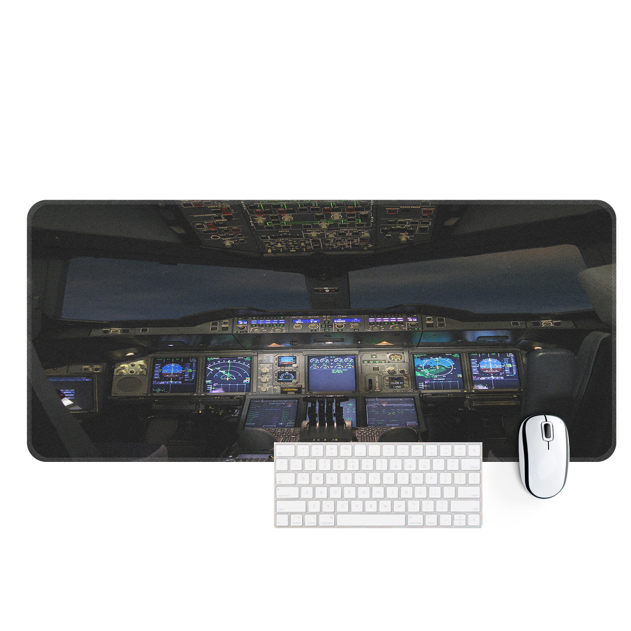 Airbus A380 Cockpit Designed Desk Mats