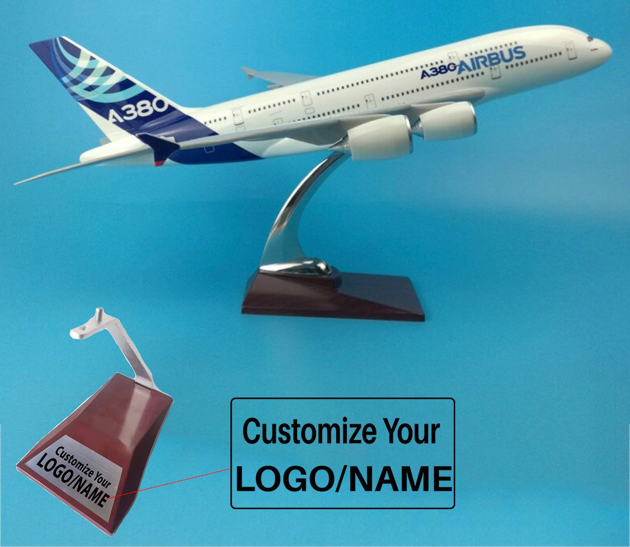Airbus A380 Original Livery Airplane Model (Special Model 45CM)