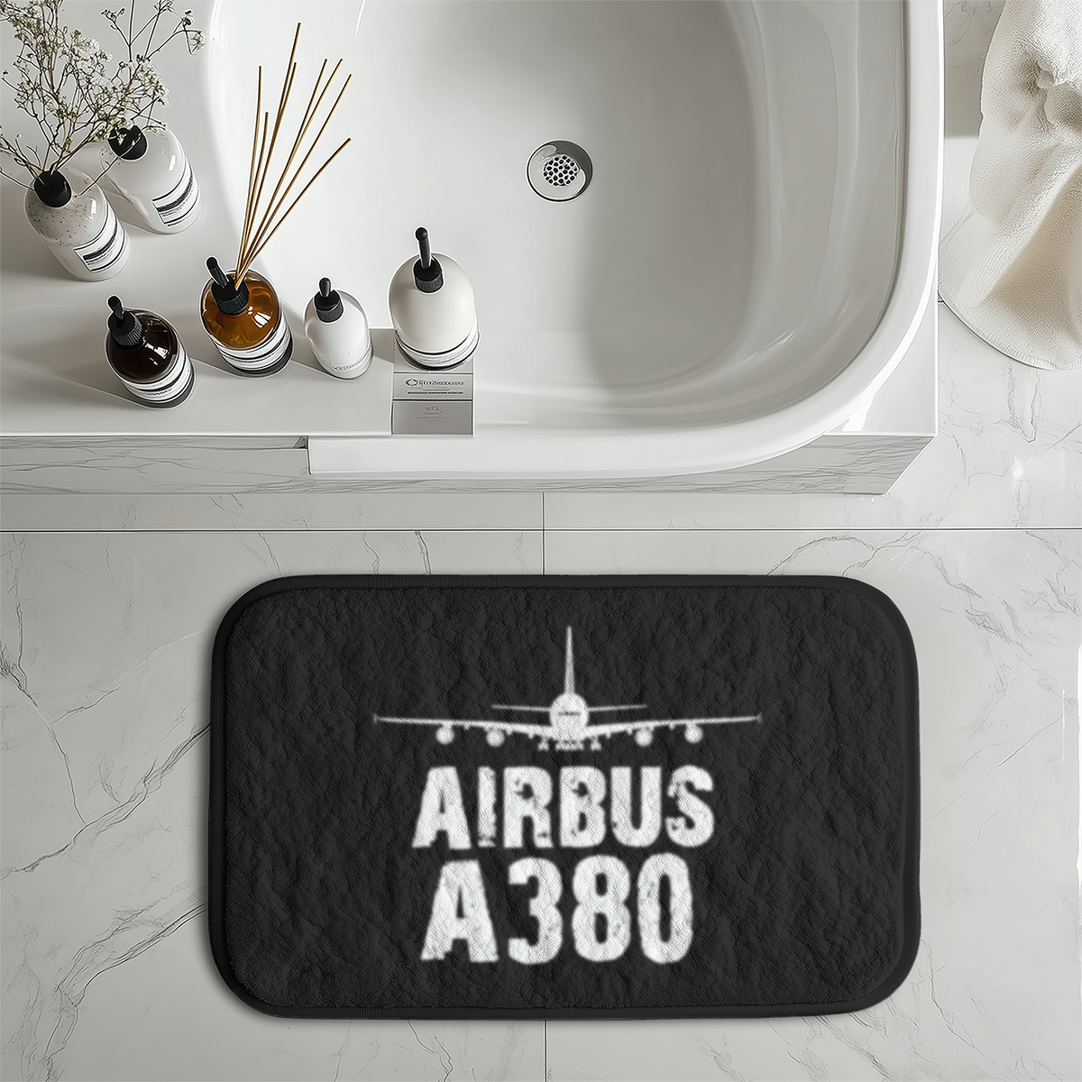 Airbus A380 & Plane Designed Bath Mats