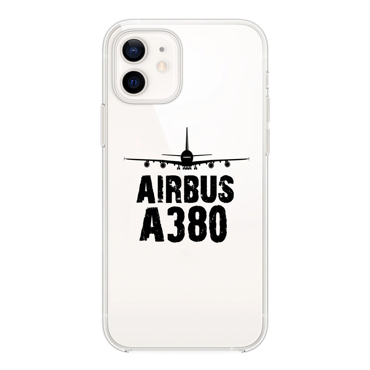 Airbus A380 & Plane Designed Transparent Silicone iPhone Cases
