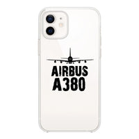 Thumbnail for Airbus A380 & Plane Designed Transparent Silicone iPhone Cases