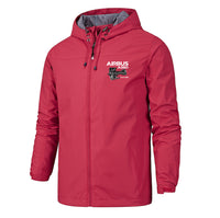 Thumbnail for Airbus A380 & Trent 900 Engine Designed Rain Jackets & Windbreakers