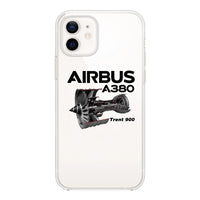 Thumbnail for Airbus A380 & Trent 900 Engine Designed Transparent Silicone iPhone Cases