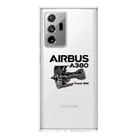 Thumbnail for Airbus A380 & Trent 900 Engine Transparent Silicone Samsung A Cases