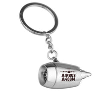 Thumbnail for Airbus A400M & Plane Designed Airplane Jet Engine Shaped Key Chain