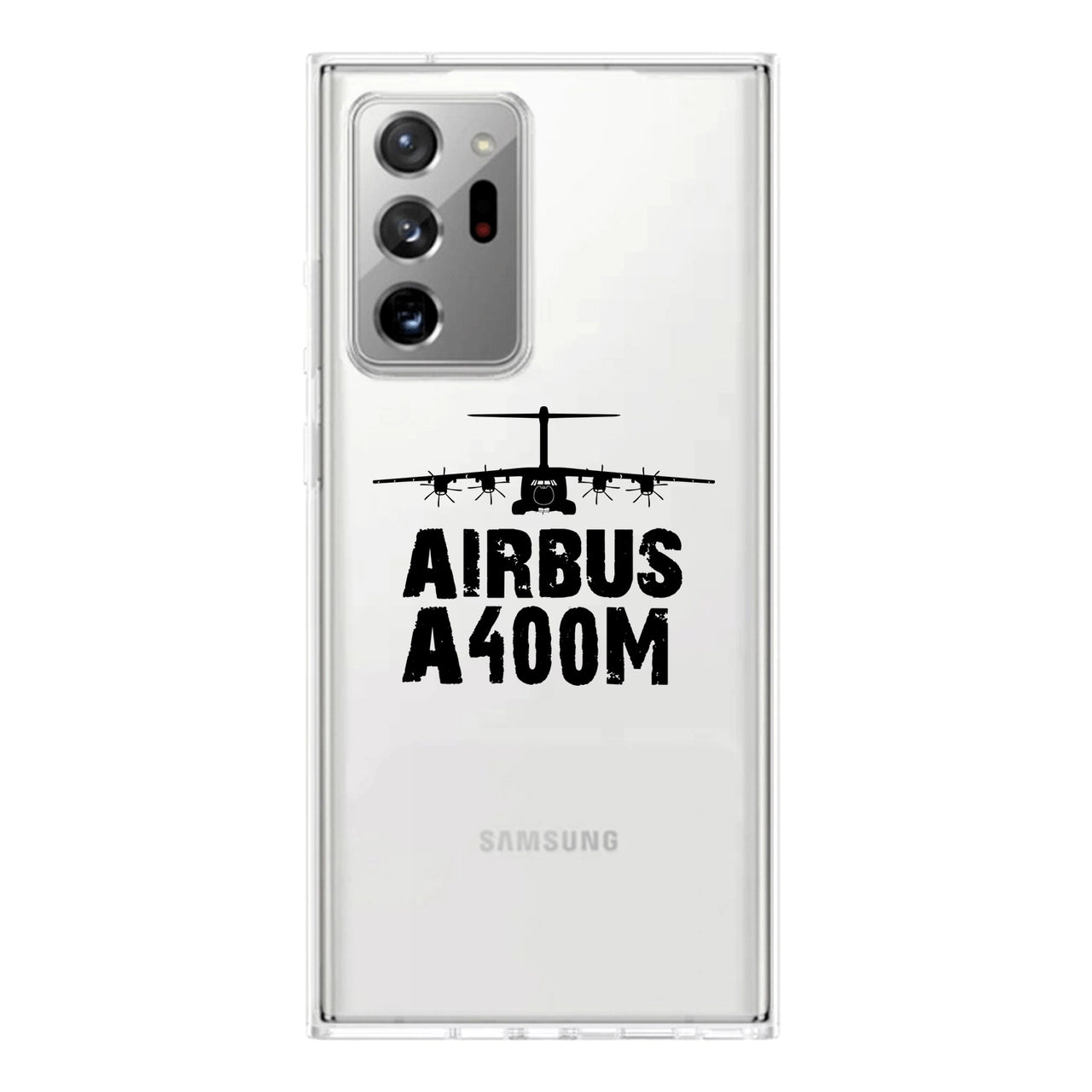 Airbus A400M & Plane Designed Transparent Silicone Samsung S & Note Cases