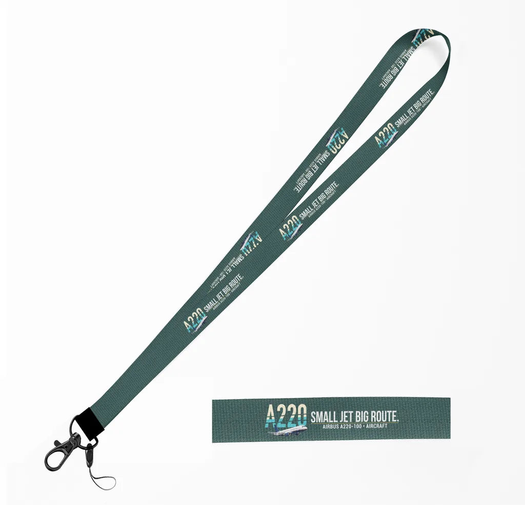 Airbus A220-100 lanyard - dark green