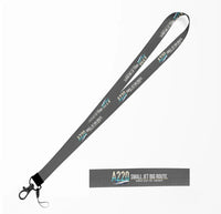 Thumbnail for Airbus A220-100 lanyard - gray